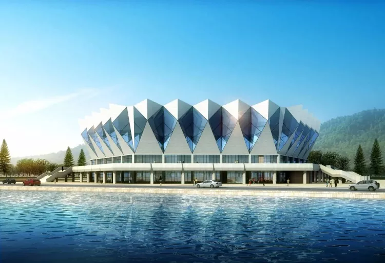 Նախագծված Shape Steel Construction մարզադաշտ