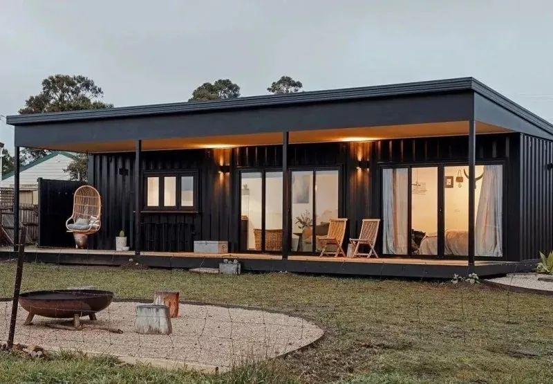 Բարձրակարգ Լիովին կահավորված Stackable Container Housing