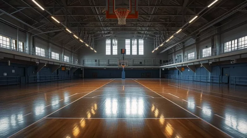 Բասկետբոլի փակ արենայի պողպատե շինարարություն