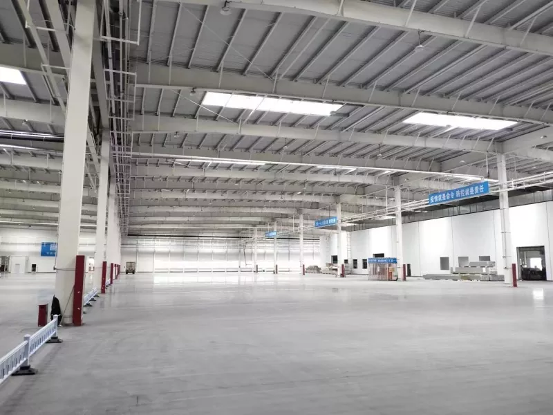Multi Span Steel Structure Warehouse Շինարարություն