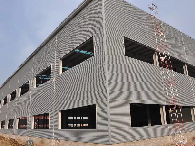 Prefab մետաղական պահեստ շենք