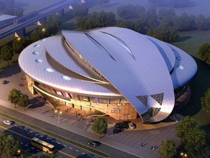 Prefab Stadium Construction with Steel Construction