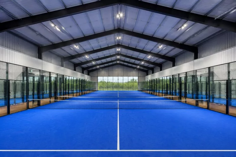 Steel Frame Ներքին Padel Court Շինարարություն