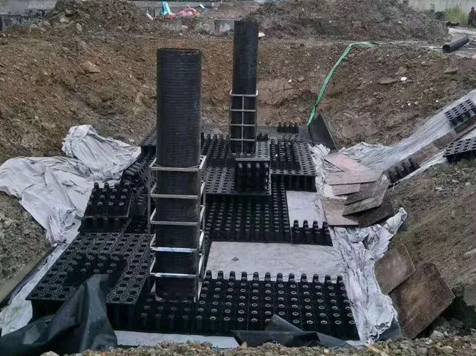 Անձրևաջրերի հավաքման պողպատե շենք