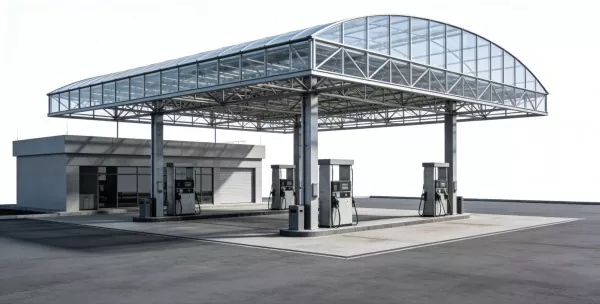 Պողպատե կառուցվածքի գազալցակայան