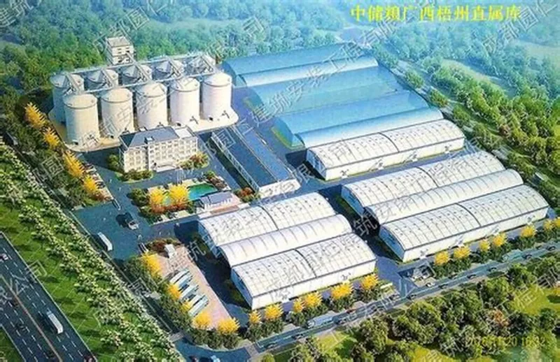Պողպատե կառուցվածք Հացահատիկի պահեստային պահեստ