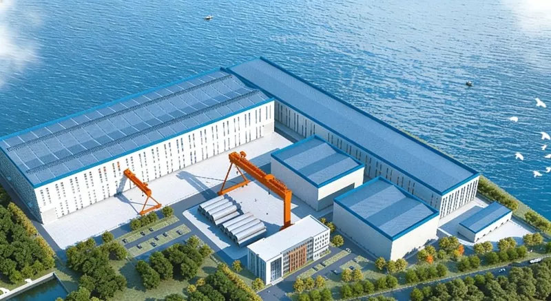 Պողպատե կառուցվածքի ծովային հողմային էներգիայի գործարան
