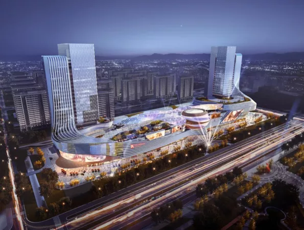 Steel Structure Shopping Mall Շինարարություն